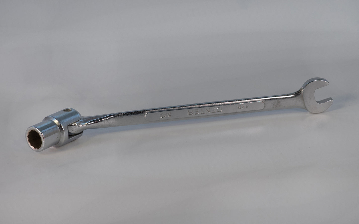 3/8" Combo Wrench with Flex Socket. 3/8" size. Made in Japan. Chrome Vanadium Steel. Made in Japan. SEK brand.