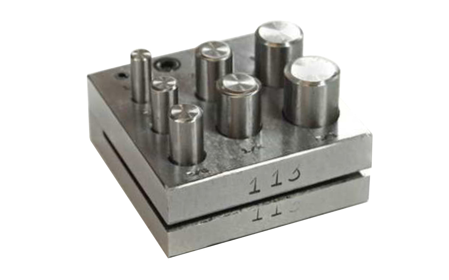 7-PC Disc Cutter Set. Designed for cutting round shapes with precision and ease. Sizes ranging from 1/4" to 5/8", offering versatility for various jewelry-making projects. Made by SE.