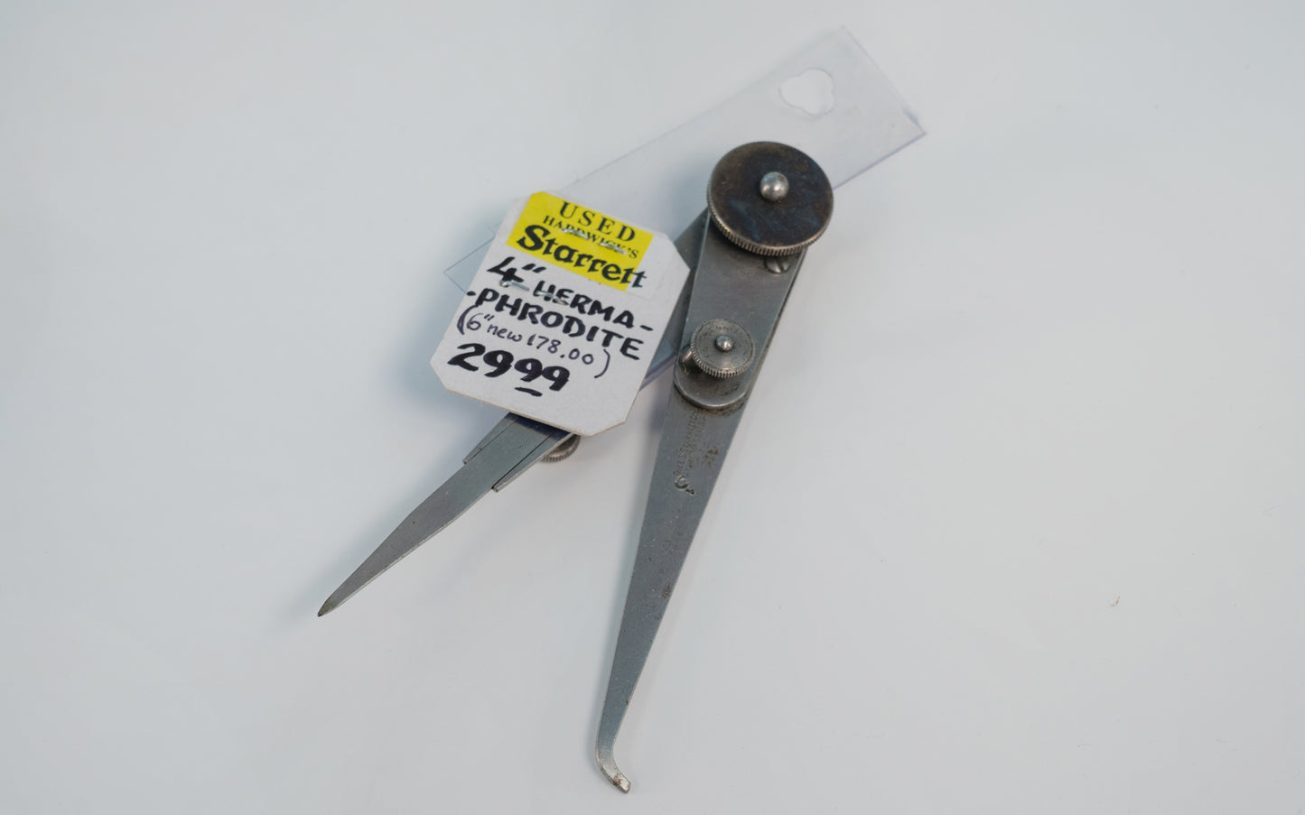 Starrett 4" Hermaphrodite Caliper - USED