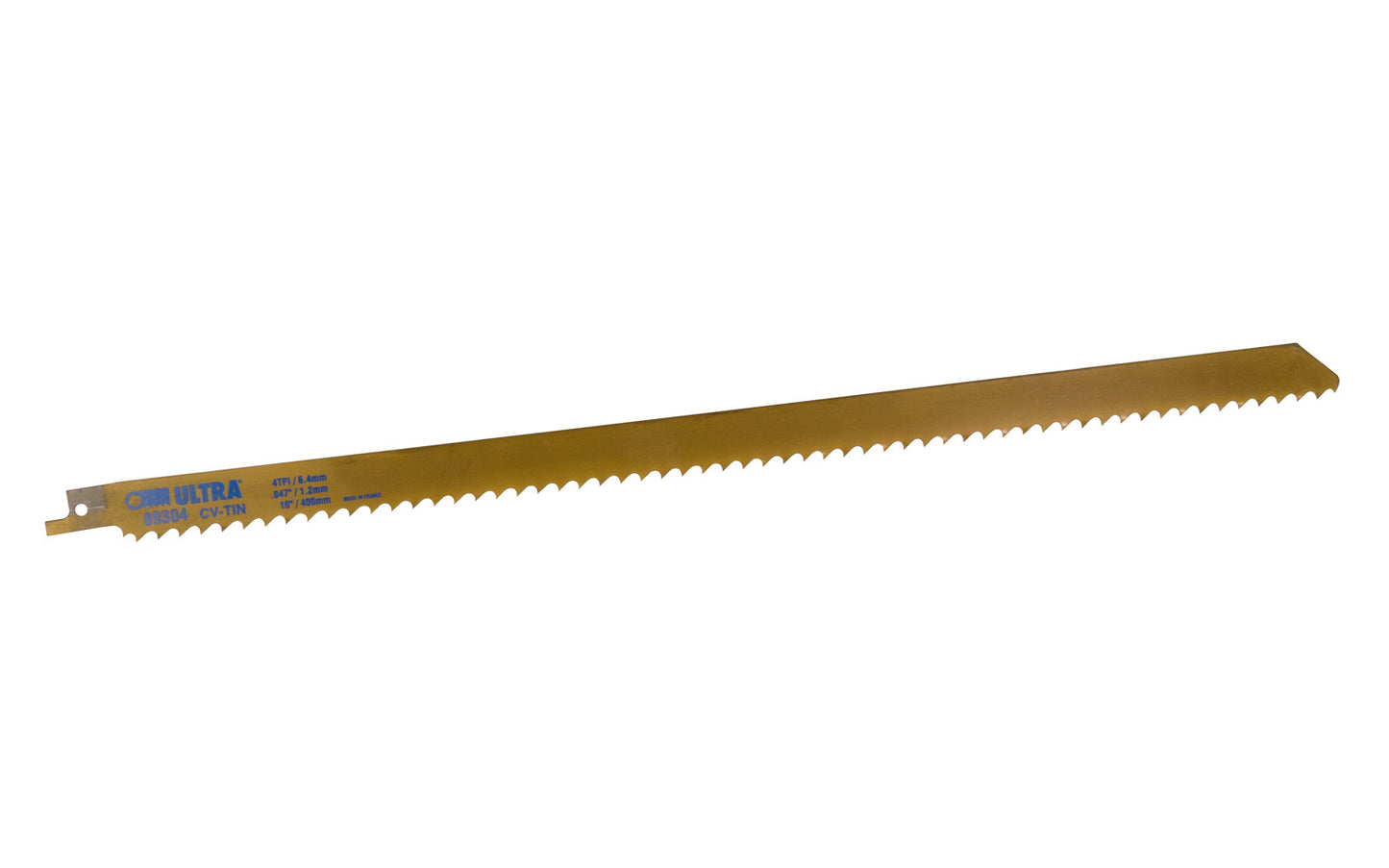 Ultra 16" CV-TIN 4 TPI Reciprocating Blade. Made in France. Model 89304