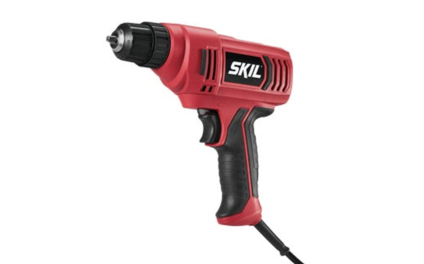 Skil 3/8" 5.5-Amp Keyless Electric Corded Drill. Variable speed for better control and versatility. Sure-grip keyless chuck. Skil Model 6239-01.