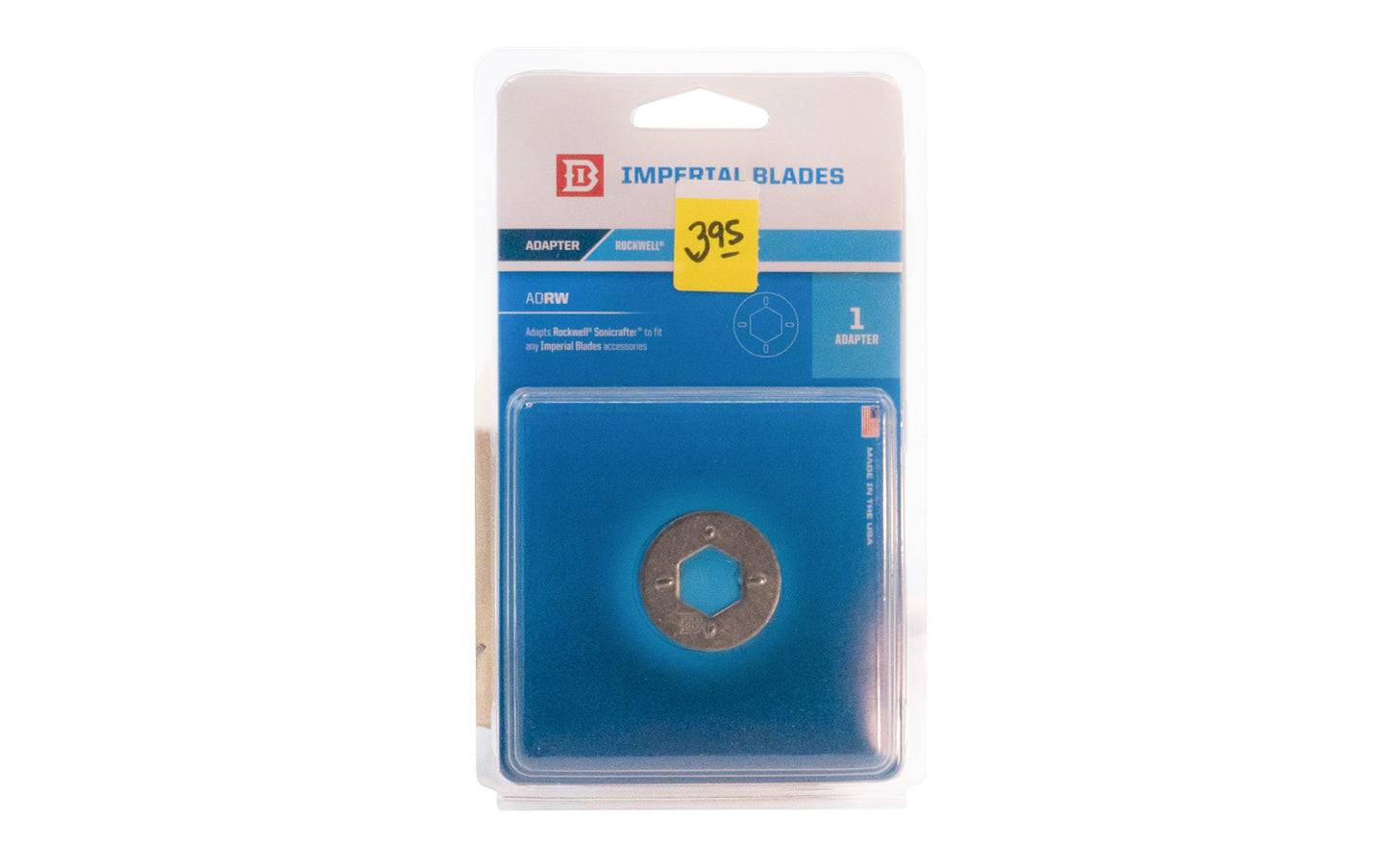 Imperial Blades Adapter - ADRW. Adapts Rockwell Sonicrafter to fit any Imperial Blades accessories. 736211457882