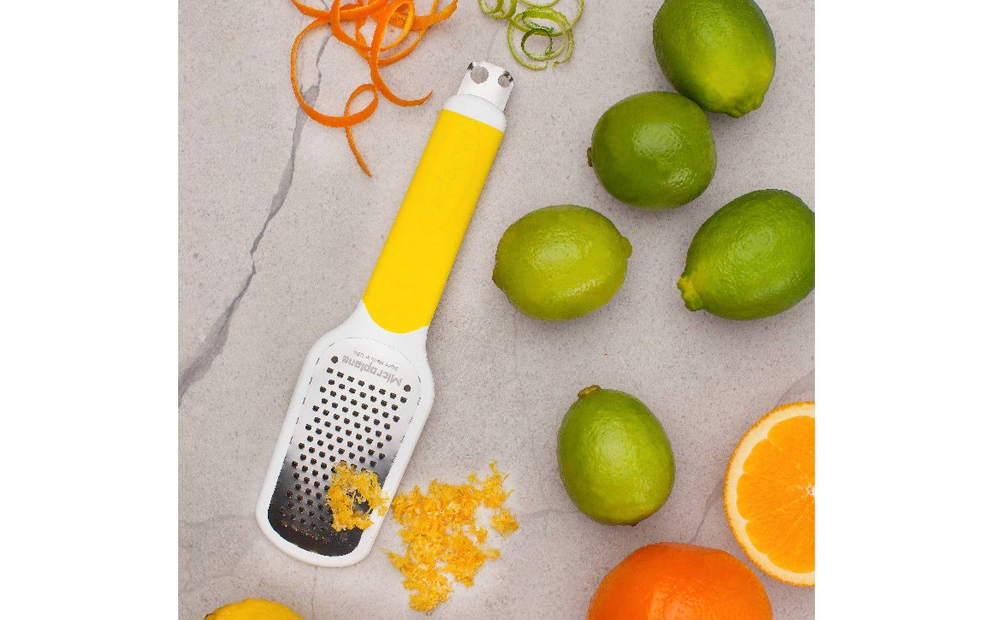 Made in USA - Blade made in USA - 3-in-1 Cirtus Tool: Zest, Garnish, & Score - Non-slip grip - Dishwasher safe - Razor-sharp blades made from stainless steel - Great for zesting oranges, lemons, limes & other types of citrus fruits - three-in-one Ultimate Citrus Tool from Microplane - Multi-Zester Tool - 098399475202