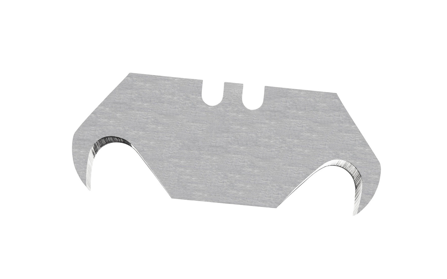These Hook Utility Blades are made of high quality carbon steel & hold a sharp edge. Designed for linoleum, vinyl, canvas, rugs, screens, roofing materials, etc. 0.25" thickness of blade. Universal two-notch design & fits most standard utility knives. 5 Pack. PHC - Pacific Handy Cutter. Made in England. 073441000830