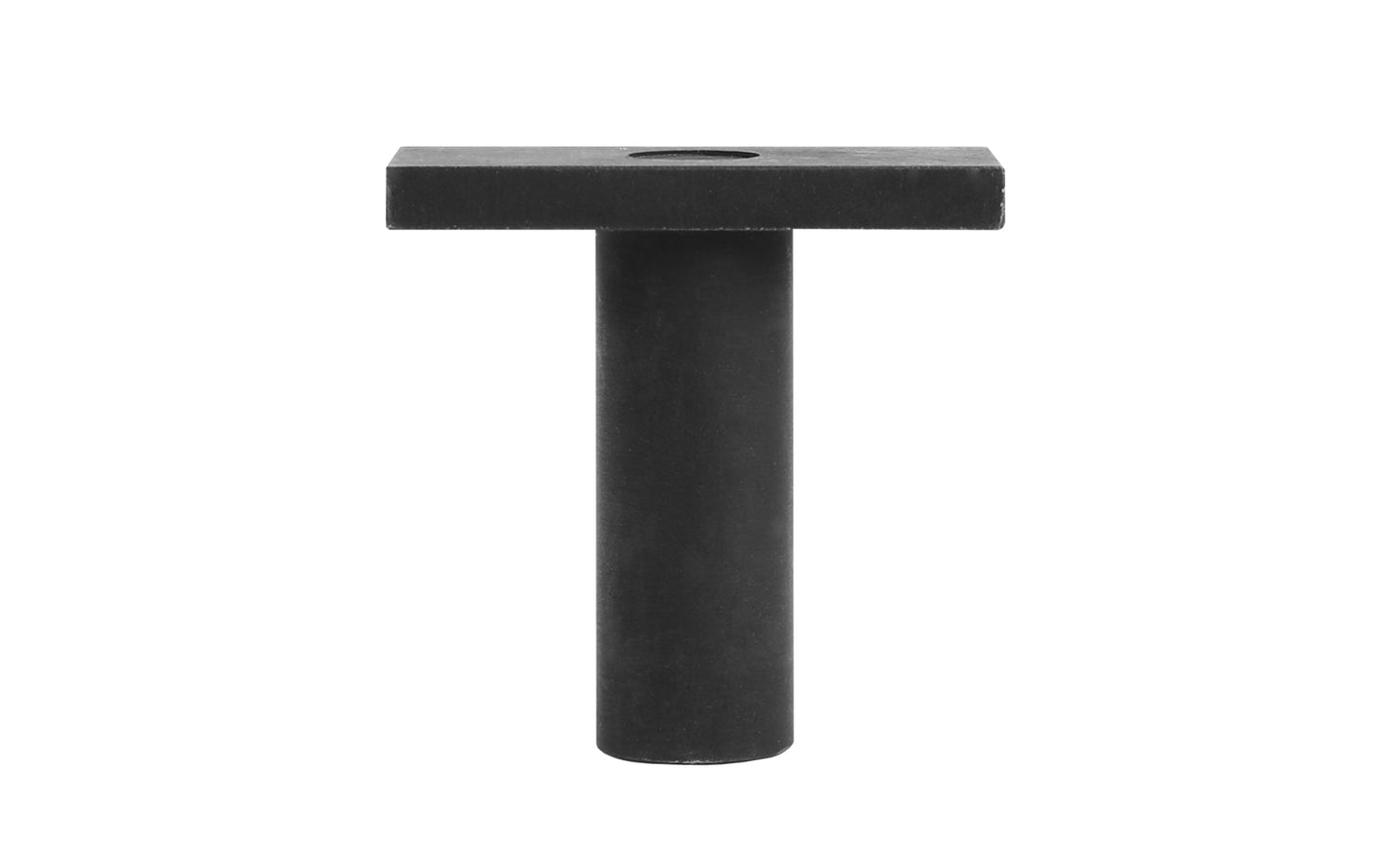 This Pony bench dog allows you to hold or secure your work on your benchtop when used with a woodworker’s vise front jaw steel dog. It fits into any 3/4" benchtop hole. 3/4" diameter of shaft. Top plate size: 2-1/4" x 1". Iron Material with Black finish. Pony Jorgensen. Jorgensen Bench Dog. Model 1722. 044295172202