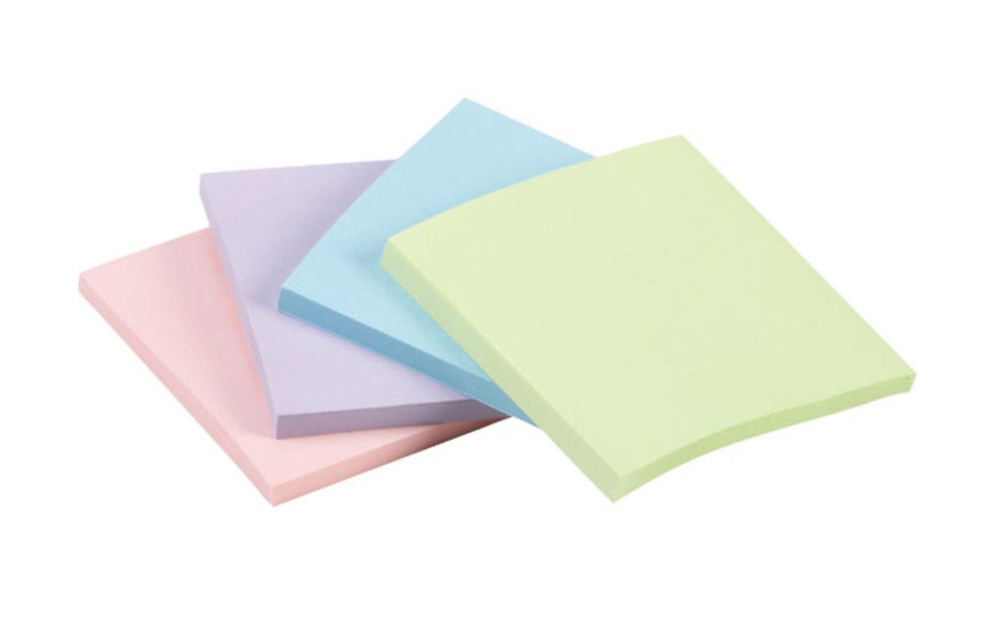 3M Post It Notes 3" x 3" Pastel Colors - 4 PK. Self-stick removable notes. 4-pack of pads with 50 sheets per pad. Made in USA. Post-It Notes Model 5401. 021200569012. Four Pack. Light Colors. Self-stick removable notes. Self Stick Notes. Sticky Notes Light Colors. 50 sheets pad. Made in USA.