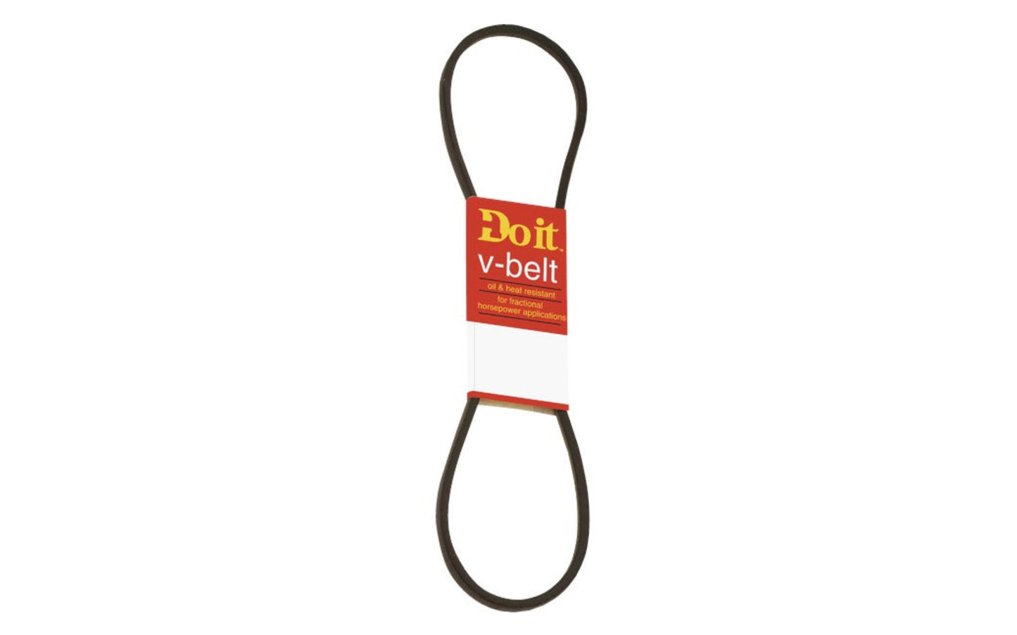 38" Long x 1/2" Width V-Belt - 4L380. Rubber V-Belt. Oil & heat resistant. Recommended for 1-3 HP (horsepower) light-duty applications. Typically the best option for electric powered applications. For refrigerators, washing machines, pumps, stokers, woodworking machines. Pulley type: A-Pulley.