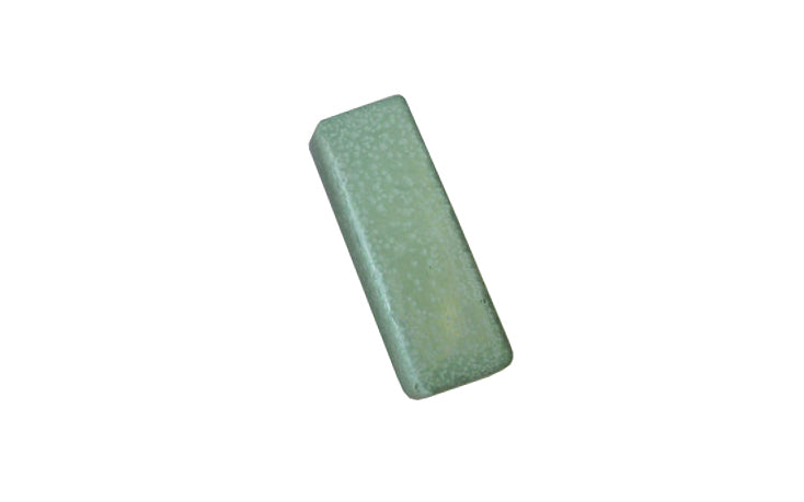 The Emerald Green Buffing Compound is a fine polishing compound used to buff metals, including ferrous metals & excellent for honing. - Model GRN ~ Dico Polishing Company. Made in USA