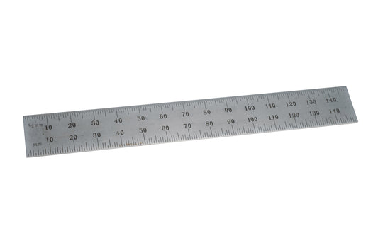 Starrett 6" End Read Rule - 1.0 mm, 0.5 mm Grads - USED