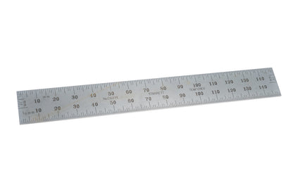 Starrett 6" End Read Rule - 1.0 mm, 0.5 mm Grads - USED