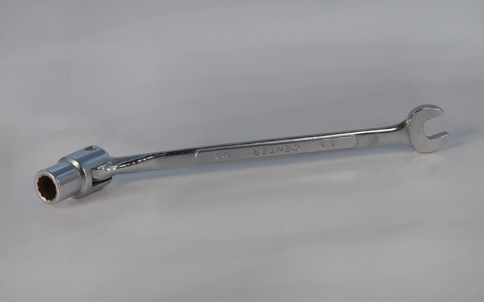 3/8" Combo Wrench with Flex Socket. 3/8" size. Made in Japan. Chrome Vanadium Steel.  Made in Japan. SEK brand.