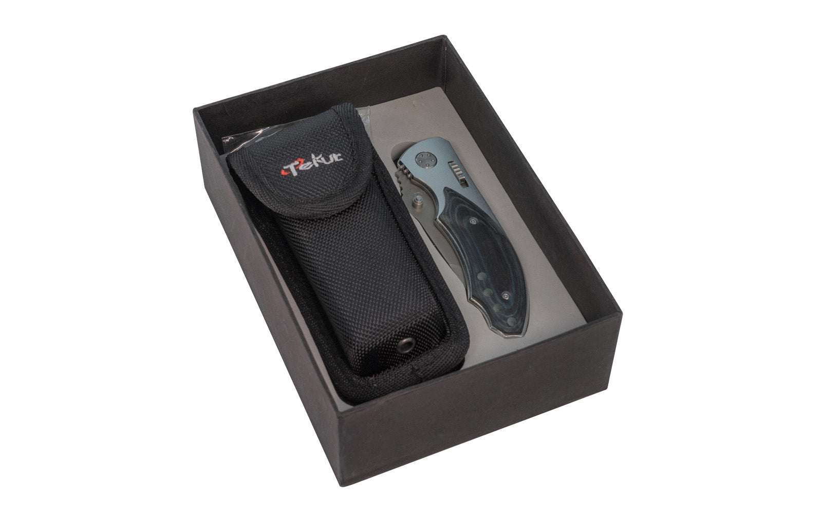 Tekut "Gent-A" Folding Pocket Knife with Nylon Case. Model GENT-A (LK5029A)-GT.