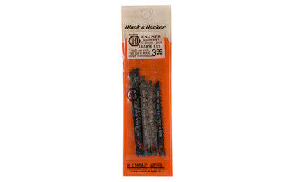 Black and Decker 7 TPI Jig Saw Blades, Coarse - 10 PK. For fast cuts in wood, plywood, composition board, etc. U-shank jigsaw blade.  Made in USA.