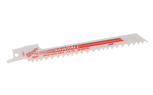 Milwaukee 6" Reciprocating Saw Blade - 4/6 T
