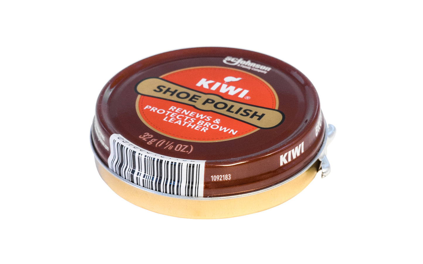 Kiwi Brown Shoe Polish. Shoe polish & cleaner for dress shoes & boots. Provides a long lasting high gloss shine, protects leather, & provides scuff coverage. Made by Kiwi. 031600101132