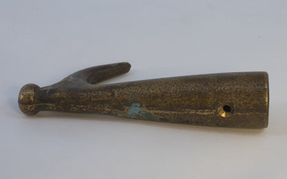 Vintage Cast Bronze Boat Hook. 7" overall length.