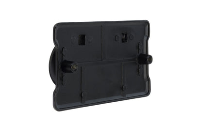 Vintage-style Hardware · Mission-Style Drop Pull ~ Larger Size designed in the Mission / Arts & Crafts style of hardware. 2" high x 3-3/4" wide plate size.