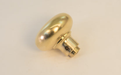 Brushed Brass Solid Brass Core Doorknob - USED
