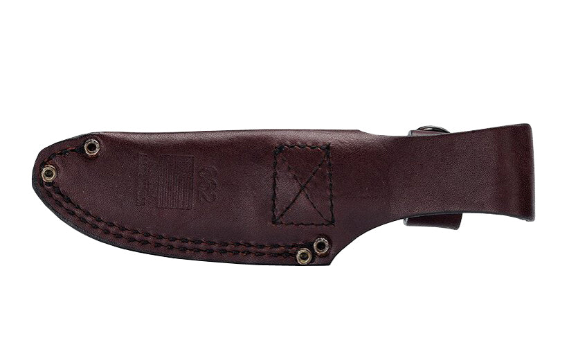 The Buck Knives 662 Alpha Scout Pro Knife has a blade made of S35VN Stainless Steel & a textured richlite handle. The perfect knife for detailed work on large-game or to process whitetail or small game. Full tang Buck knife. Includes leather sheath. Made in USA. Model 0662BRS-B