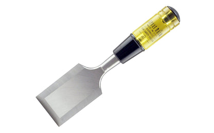 Made in USA 🇺🇲 - GreatNeck 2" Wood Chisel. 2" width blade. has a tapered blade of high carbon steel that is hardened & tempered. Acetate handles are shatter-resistant . Great Neck model 1049. 