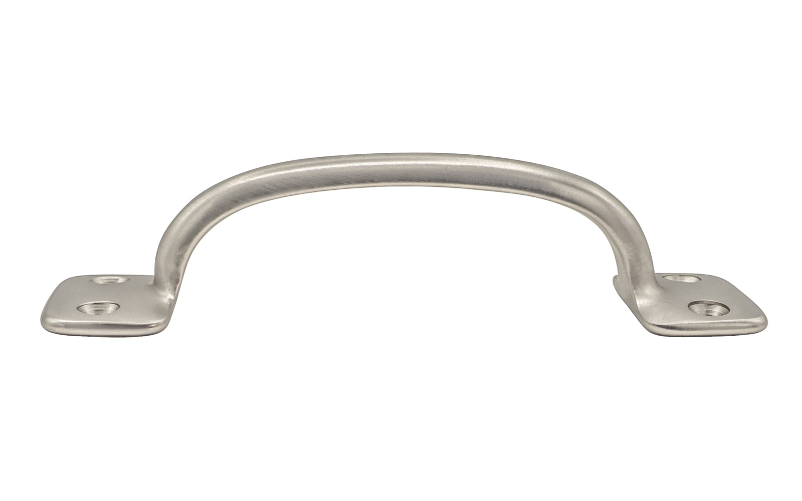Vintage-style Hardware · Classic Solid Brass Handle Pull ~ 4" On Centers. Versatile handle is great for sash windows, cabinets, drawers, file cabinets. Arts & Crafts handle pull. Brushed Nickel Finish.