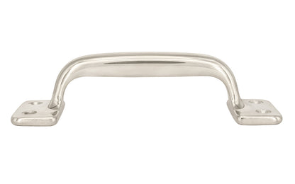 Vintage-style Hardware · Classic Solid Brass Handle Pull ~ 4-3/8" On Centers. Versatile handle is great for sash windows, cabinets, drawers, file cabinets. Arts & Crafts handle pull. Polished Nickel Finish.