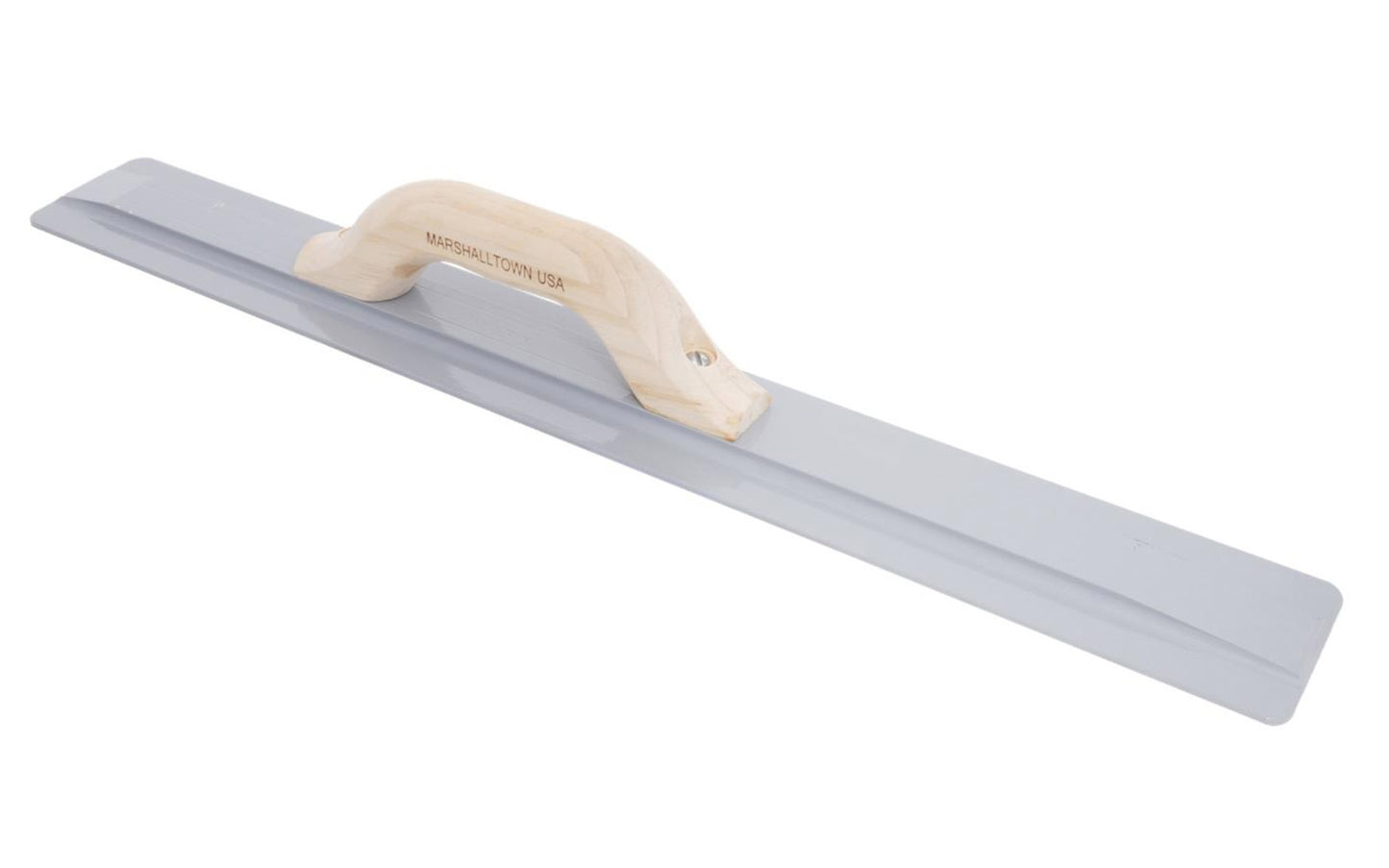 Marshalltown 20" x 3-1/8" Magnesium Hand Float is a Beveled End Magnesium Hand Float which is ideal for preparing your concrete surface for troweling. The beveled ends offer better balance and weight distribution, helping to achieve a smooth surface. The durable, lightweight magnesium blade material works well with air entrained concrete. Model 146 ~ 035965046022