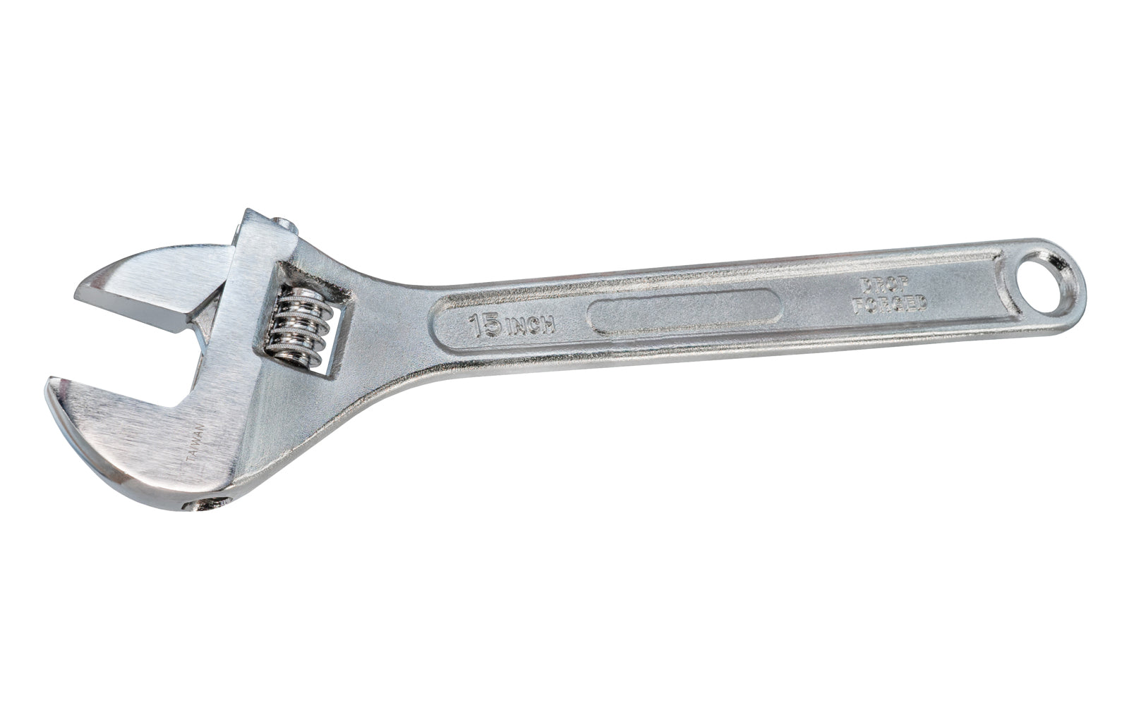 15" (375 mm) Adjustable Wrench - Drop Forged Steel. Chrome Vanadium.