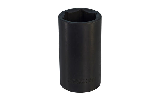 32 MM Deep Air Impact Socket 12" Dr - 6 Point. Chrome Vanadium Steel. 