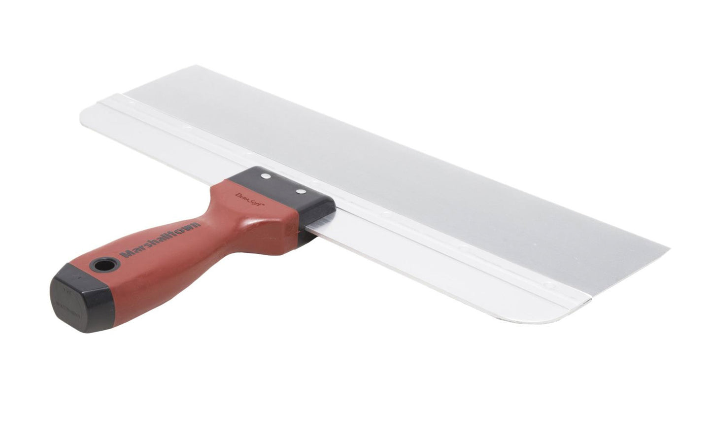 This Marshalltown Taping Knife features a stainless steel blade with a rigid alloy backer. 14" width blade. Model 3514SD. 035965043274.