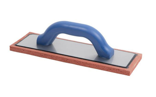 Marshalltown 12" x 4" Plasterer's Rubber Float - Fine. This Rubber Float is used for rough and/or textured finishes. They come with a 5/8" thick red rubber pad specially bonded to the aluminum backing plate for long wear. contractor-grade QLT Rubber Floats are ideal for bringing sand to the surface. Marshalltown Model 38L ~ 035965044141