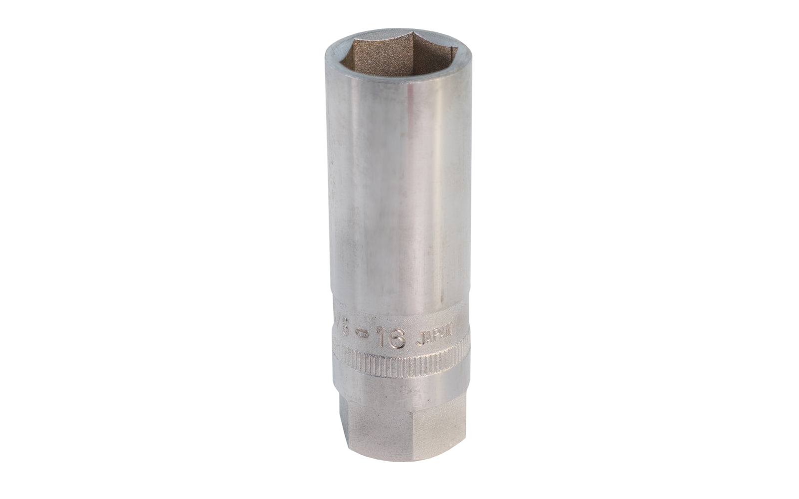 Japanese 5/8" - 16 mm Spark Plug Socket - 3/8" DR. Center Sockets. Made in Japan.