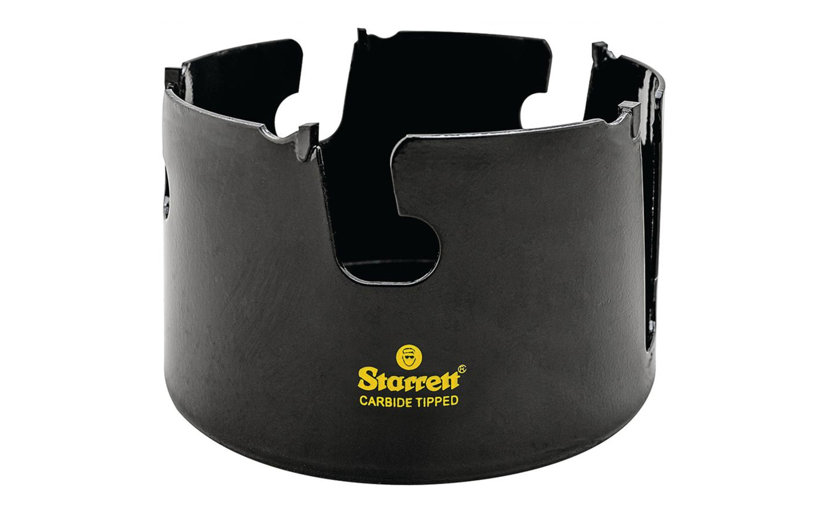 The Starrett TCT tungsten carbide tipped multi-purpose hole saws with a unique tooth set for an ultra-aggressive, high performance cutting of non-metallics. Rapid, heat-free stock removal of wood, MDF, plastics, and ceramic tiles. Note: Arbor, pilot bit, chuck not included. 