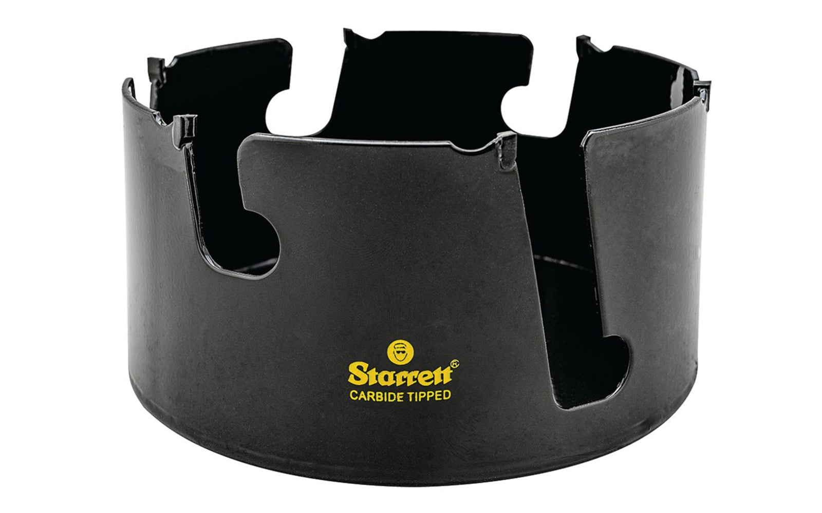 The Starrett TCT tungsten carbide tipped multi-purpose hole saws with a unique tooth set for an ultra-aggressive, high performance cutting of non-metallics. Rapid, heat-free stock removal of wood, MDF, plastics, and ceramic tiles. Note: Arbor, pilot bit, chuck not included. 