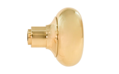 Single Classic Brass Circle-Ring Design Doorknob. Quality hollow core wrought brass doorknob with an attractive circle-ring design. Reproduction Brass Door Knob. Traditional Threaded Brass Knobs. Unlacquered Brass (will patina over time). Non-lacquered brass. Un-lacquered brass.