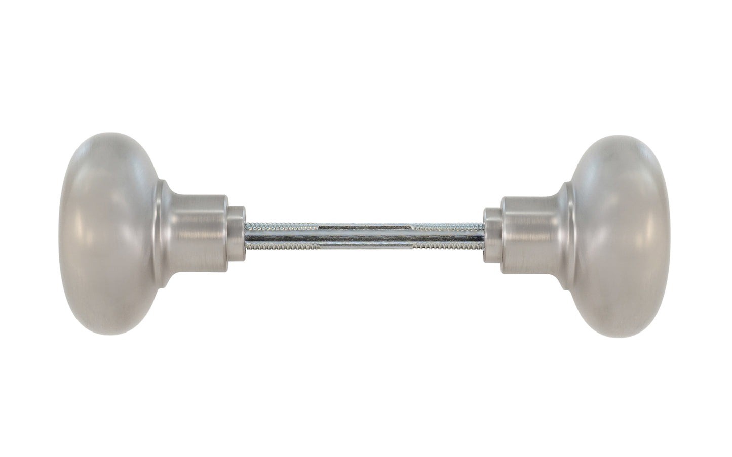 Solid Brass Core Classic Smooth Doorknob Set. Vintage-style Hardware · High quality & solid brass doorknob set with a classic & smooth design. The doorknob itself has a solid brass core making it very durable. Brushed Nickel Finish