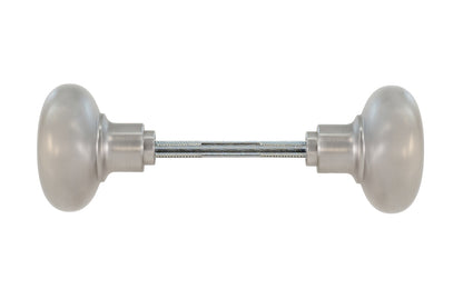 Solid Brass Core Classic Smooth Doorknob Set. Vintage-style Hardware · High quality & solid brass doorknob set with a classic & smooth design. The doorknob itself has a solid brass core making it very durable. Brushed Nickel Finish