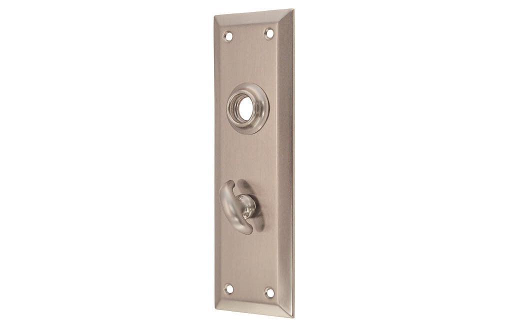 Brass Escutcheon Door Plate with Thumbturn