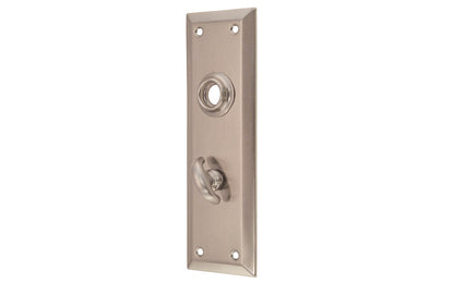 Brass Escutcheon Door Plate with Thumbturn