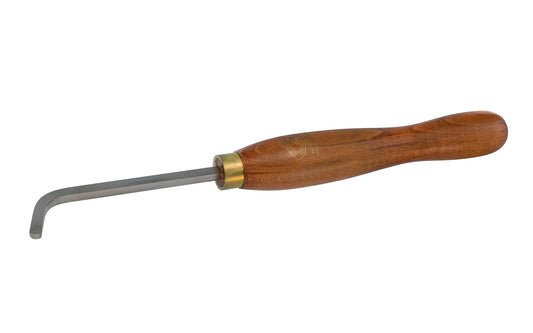 Crown Tools 1/4" Square Hollowing Tool, 80° Bent. These tools are useful for hollowing out small vessels. Model 279B. Wood turning tools.  Made in Sheffield, England.