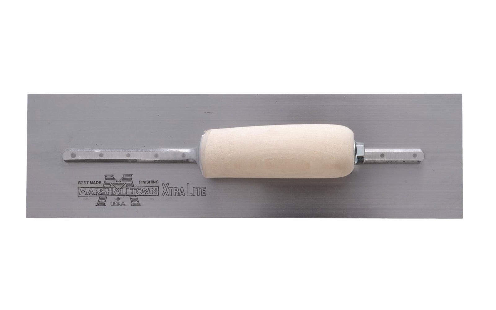 This Marshalltown 14" x 4" Finishing Trowel is made of the highest grade harden and tempered steel. Marshalltown Model MXS64. Made in USA.