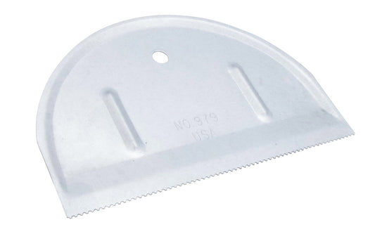 This Marshalltown contractor-grade QLT Notched Spreaders are made of galvanized material to prevent rust. V shaped notched patterns. Made in the USA with Global Materials. X-Notch size: 1/16" size. Y-Notch size: 1/32" size. Z-Notch size: 1/32" size.  Made in USA.