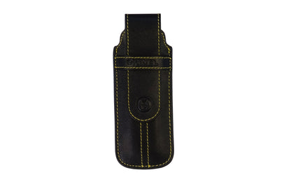 Opinel "Chic" Black Knife Sheath with Yellow Thread