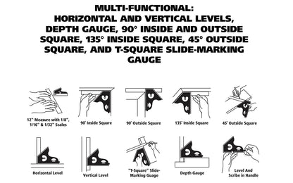 GreatNeck 12" Combination Square