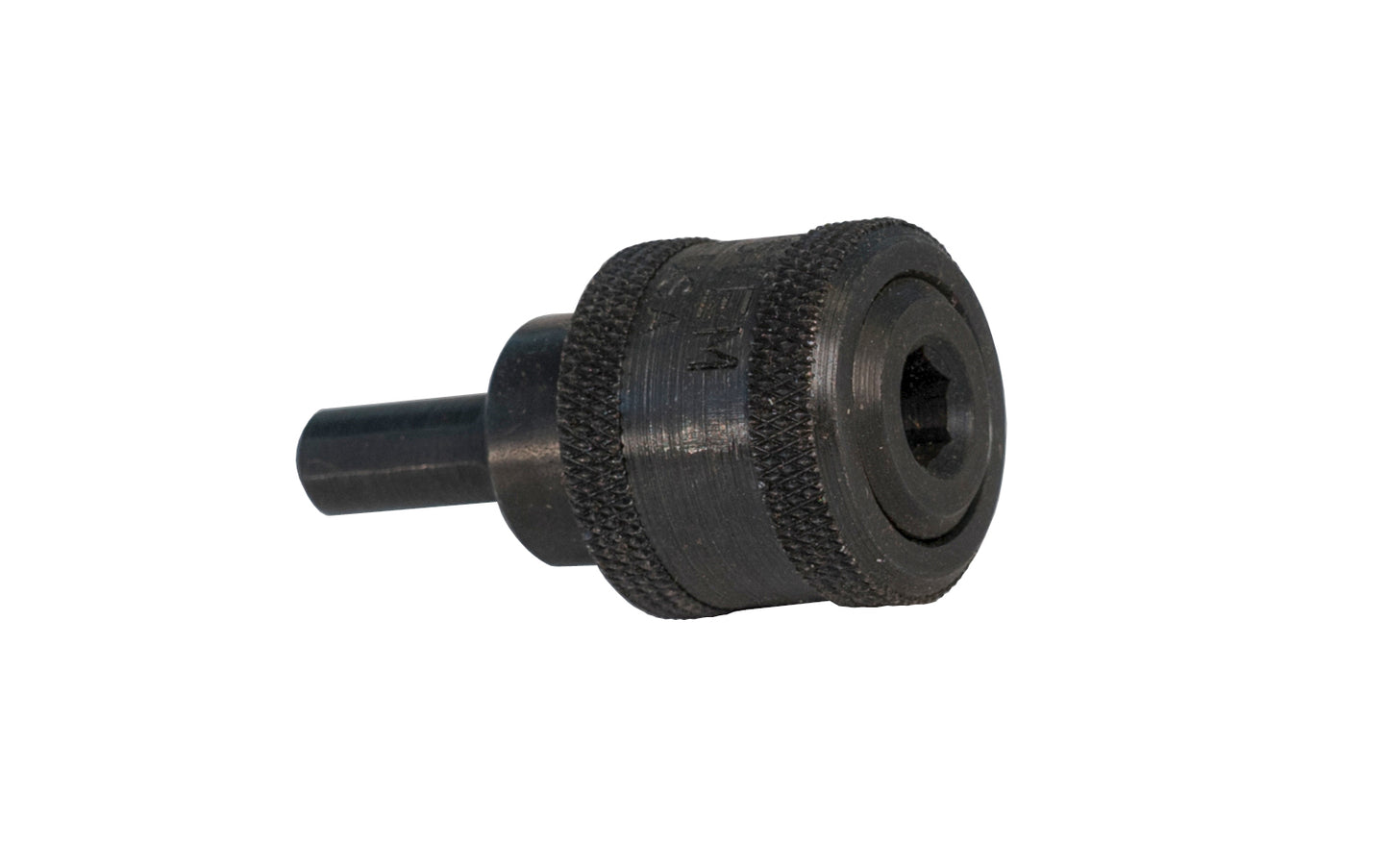 Insty-Bit Quick-Change Bit Holder Chuck. Accepts 1/4" hex bits. Ball Retention. 1/4" round shank. Made in USA.