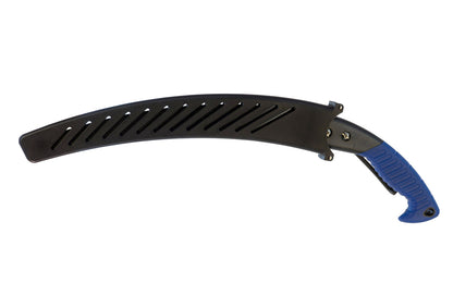 15" Curved Pruning Saw with Rubber Grip cuts medium to large branches. Teeth on the saw have 6 TPI which allows for fast aggressive cutting. Large Garden Saw.