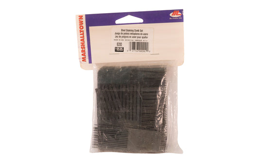 Marshalltown Steel Graining Comb Set. Model E200. Made in USA. 047726002000