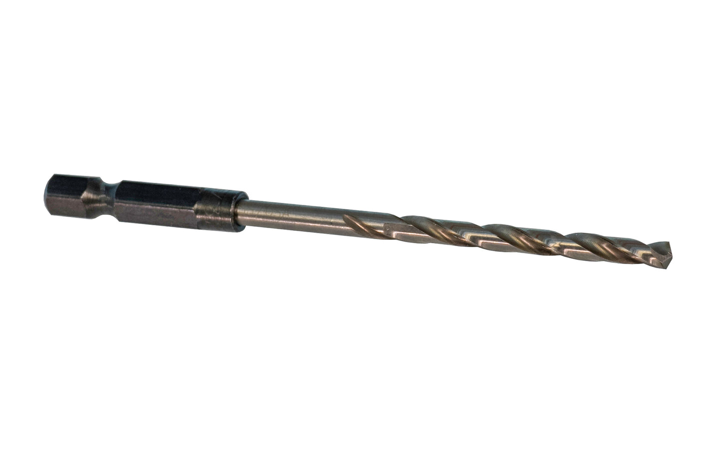 Insty-Bit high speed steel drill bit with a hex shank. Designed for wood, plastics & metals. Standard HSS drill bit has a 135 degree split point. 1/4" Quick Change Hex Shank allows for quick changes. Jobbers length quick change twist bit.   Made in USA.