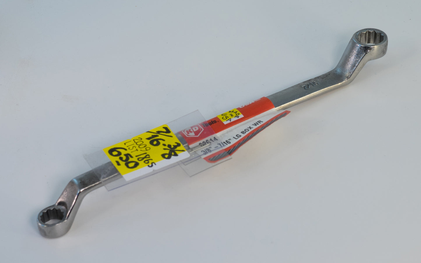 KD Tools Combination Wrench 7/16" - 3/8". Model 62614. Made in USA.