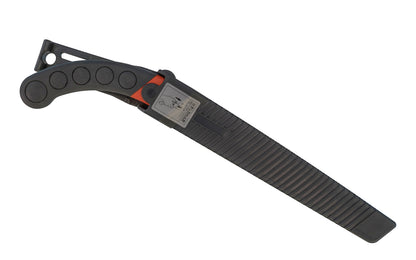 A popular versatile fixed blade Kamaki Japanese pull-saw that is great for use on green woods, but also good on dry woods too. The teeth on the saw have 9 TPI which allows for very fast aggressive cutting. The teeth are impulse hardened which makes the blade tough & durable for prolonged life & wear.
